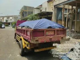 Jasa truk Buang puing proyek