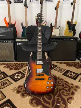 Epiphone SG Deluxe Flame Maple Top Serial LU