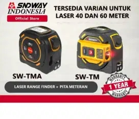 SNDWAY Laser Distance 40/60 Meter SW-TM40/60 Meteran Laser