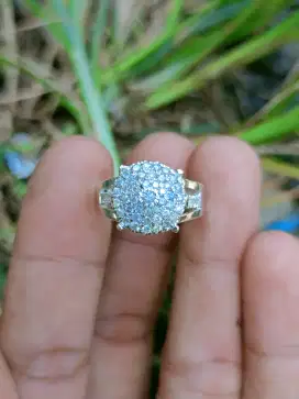 Cincin Wanita Berlian Erofa Bahan Perak