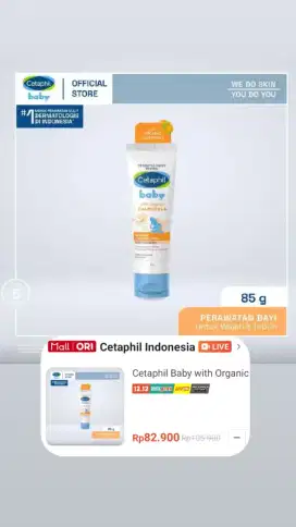 Cetaphil Baby Daily Advance Protect Cream 85g