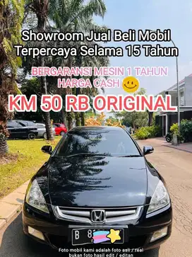 KM 50 RB ASLI HONDA ACCORD 2.4 AT 2005 TERANTIK SE INDONESIA TANGAN 1