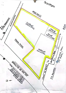 Dijual Tanah Dikawasan Industri Jl. Ir. Sutami Samping Tol