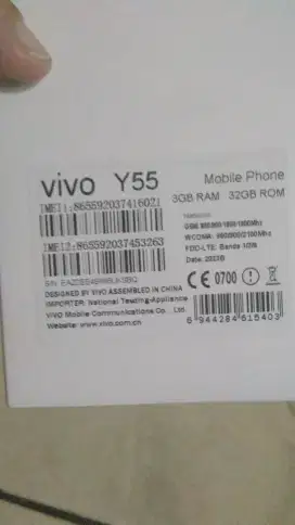 Mau jual hp vivo y55