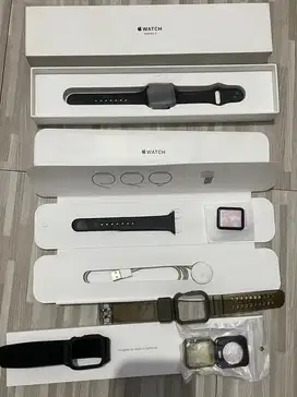 Apple watch 3 38mm fullset depok