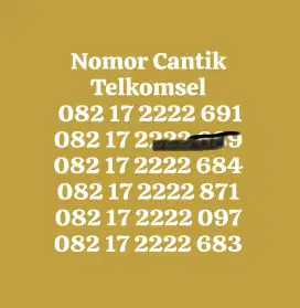 NOMOR CANTIK TELKOMSEL