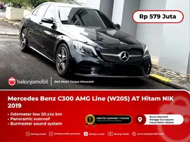 [KM 20RB] Mercedes Benz Mercy C 300 C300 AMG Line Panoramic AT 2019