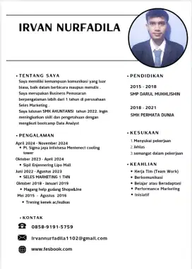 Info loker cari pekerjaan