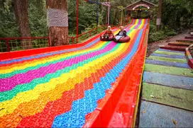 Rainbow Slide Seluncur Pelangi Odong-Odong Wahana Wisata Alam