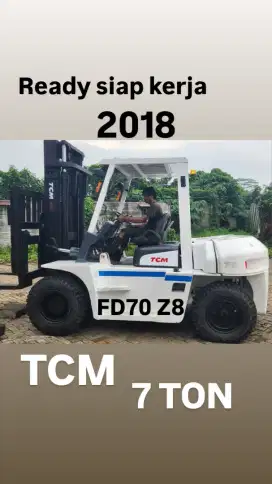 Di jual TCM 7 ton 2018 3 meter siap.pakai