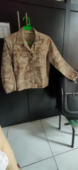 Jaket Motif Tentara Anak Usia 6 Tahun Lengan Panjang