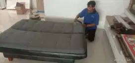 Jasa cuci sofa, matras sepringbed karpet jok mobil interior