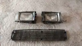 Headlamp grill lampu utama depan toyota corolla dx ke70 tahun 1981