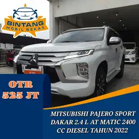 MITSUBISHI PAJERO SPORT DAKAR 2.4 L AT MATIC 2400 CC DIESEL TAHUN 2022