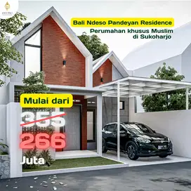 RUMAH MURAH BEBAS DESAIN DEKAT SOLO BARU