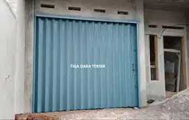 Pintu folding gate / gerbang besi lipat murah berkualitas