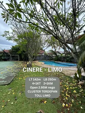 cluster terdepan di pintu toll limo jual cepat harga menarik SHM