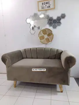 Promo sofa 2 seater lucu, sofa salon