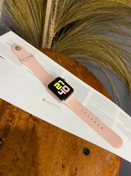 Apple watch series 3 38mm original lengkap