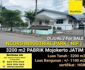 MURAH Dijual 3200 m2 Pabrik Mojokerto di Ngoro Industrial Park  JATIM