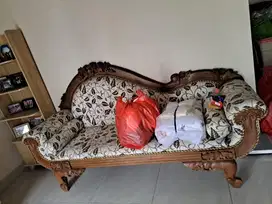 Sofa Santai Panjang Kayu Jati