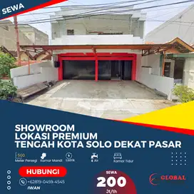 Showroom/Tempat Usaha Lokasi Premium Dekat Pasar