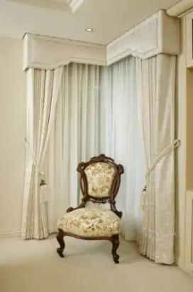 Jual gorden hordeng gordyn tirai jendela wallpaper dinding 3d custom