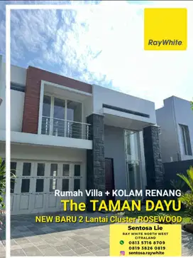 Rumah The Taman Dayu Rosewood New Baru PRIVATE Pool + Mountain View