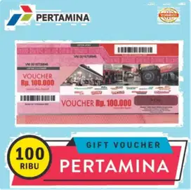 WTB Menerima Voucher Pertamina Pecahan berapa pun