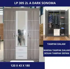 Lemari Baju 3 Pintu