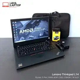 Lenovo Thinkpad L14 Ryzen 3 Pro RAM 8GB SSD 256GB Laptop Second Bekas