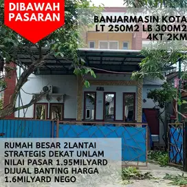 Rumah Luas 2 Lantai Full Furnish Bebas Banjir Banjarmasin dekat UNLAM