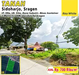 Dijual Tanah Sidoharjo, Sragen