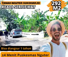 Tanah Nguter Sukoharjo SHm suasana asri