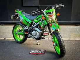 JUAL CEPAT BU KLX 150 SUPERMOTO MESIN SEHAT SIAP TOURING TRABAS TRAIL