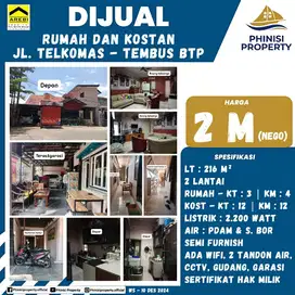 RUMAH KOST DI TELKOM MAS PERINTIS