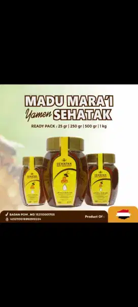 MADU YAMAN MARAI SEHATAK SEGUDANG MANFAAT