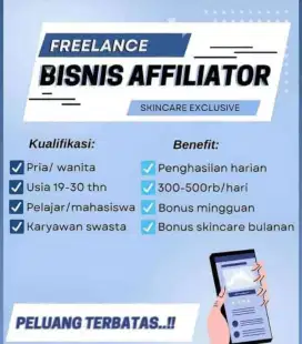 Bisnis affiliator skincare