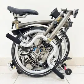 SEPEDA LIPAT BROMPTON M6R RAW LACQUER 2015 - ISTIMEWA