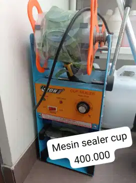 Mesin sealer cup preloved