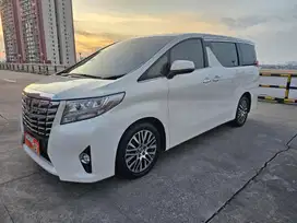 TOYOTA ALPHARD G ATPM 2.5 AT BENSIN SUNROOF 2017 PUTIH