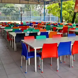 Kursi Sekolah Premium Kaki Besi Stainless Asli - KR21 Canelo Chair