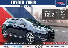 DP 12JT TOYOTA YARIS S TRD 2019 1.5 AT LOW KM.32RB PAJAK PANJANG#F2ST