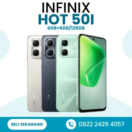 Infinix Hot 50i 6GB+6GB/128GB Termurah New Segel