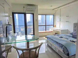 Studio Luas, Lantai atas Full Furnish Apartemen Tamansari Semanggi