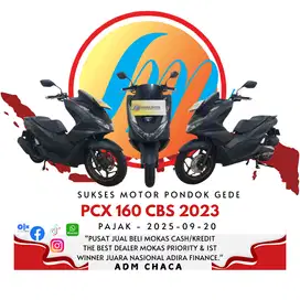 pcx 160 abs 2023 dp 1.700 like new plat bekasi kota