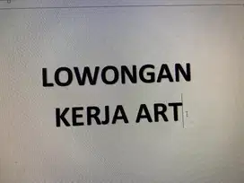 Lowongan kerja art PP