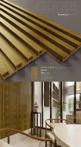 Wood WPC Wall Panel (Dekorasi Dinding)