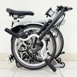 SEPEDA LIPAT BROMPTON H3R PAPYRUS WHITE BLACK 2020 - LIKE NEW