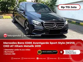 [KM 14RB] Mercedes Benz Mercy E 300 E300 Avantgarde Hitam NIK 2019